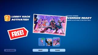 How to Unlock *FREE* Override Ready Loading Screen | Fortnite Season 4 Lobby Hack Codes