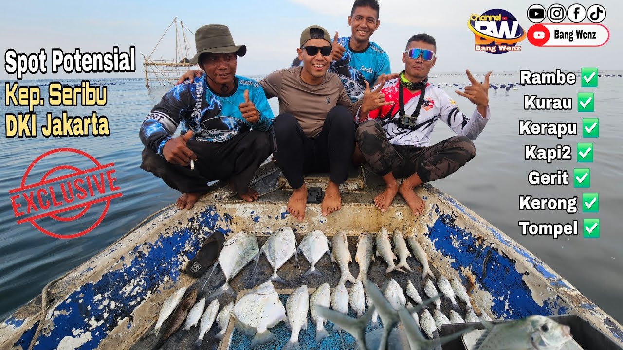 Potential spots for anglers in the Seribu Islands #mantapang #anglerindonesia #fishingmania