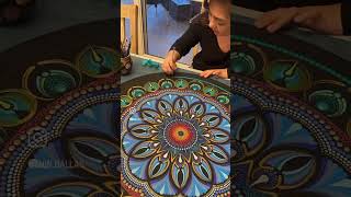 Dotting Mandala Proccess