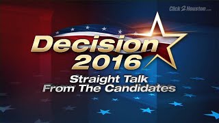 Straight Talk from the Candidates: Harris Co. Tax Assessor