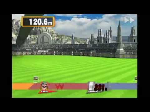 【スマブラWiiU ホームランコンテスト ワリオ 2075.5m】 SSBWiiU HRC Wario 6809.3ft