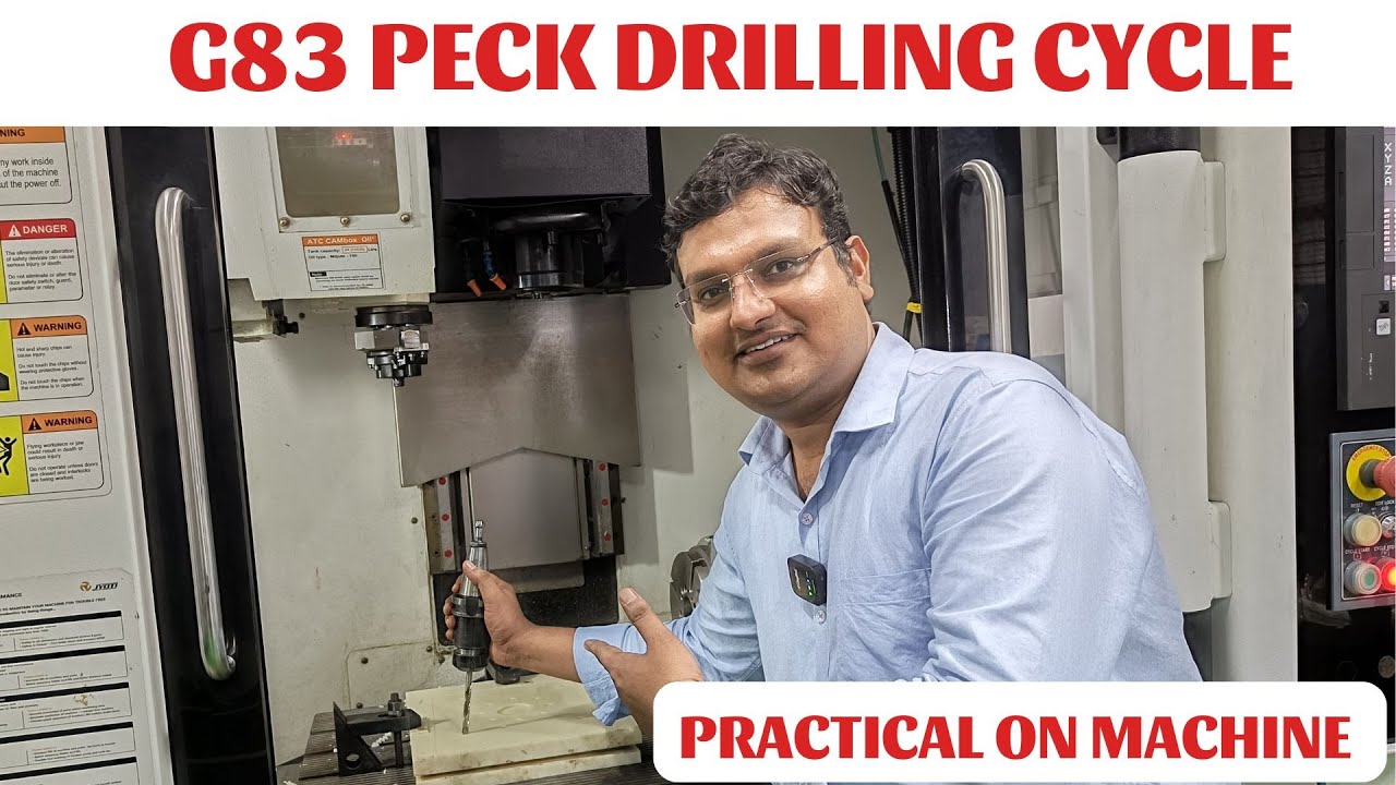 Vmc programming - g83 peck drilling cycle - g83 deep hole drilling ...