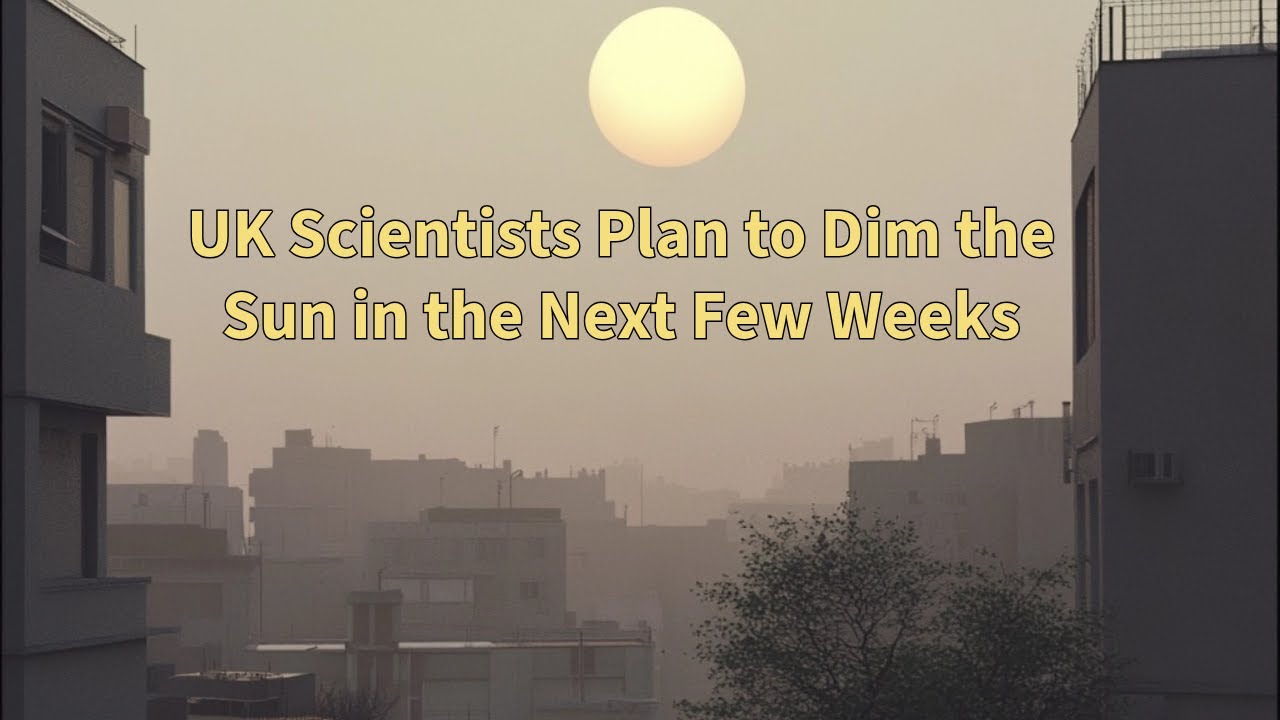 UK Scientists Plan to Dim the Sun in the Next Few Weeks