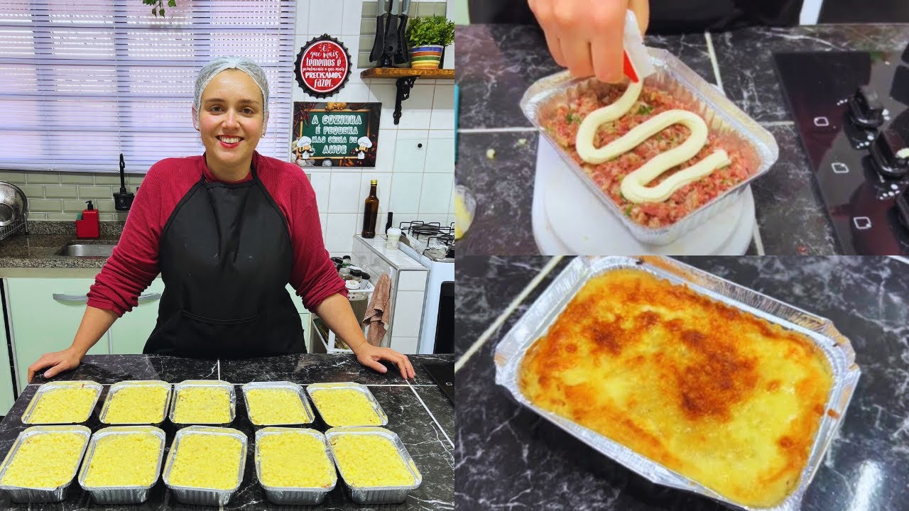 APRENDA O JEITO CERTO DE FAZER ESCONDIDINHO DE CARNE SECA PARA CONGELAR E VENDER - MEU PASSO A PASSO