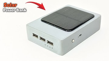 How To Make Solar Power Bank Using PVC Pipe