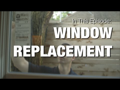 How To Reframe An Exterior Window?
