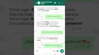 Resuelve por Whatsapp tus dudas sobre el Concurso Escolar de Videos BCRP 2024