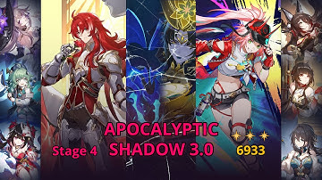 E0S1 Argenti + E1S1 The Herta & E0 Rappa Super Break - Apocalyptic Shadow 3.0 | Honkai: Star Rail