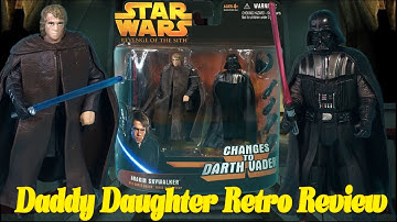 2005 Anakin Skywalker to Darth Vader Unboxing Daddy Daughter Retro Review