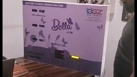 RFID Sanitary Napkin Vending Machine.