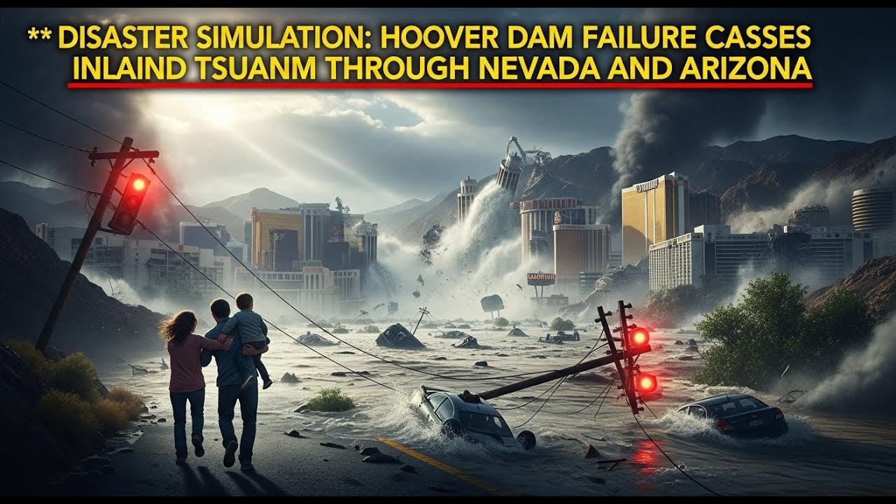 Disaster Simulation: Hoover Dam Failure Causes Inland Tsunami in Nevada ...