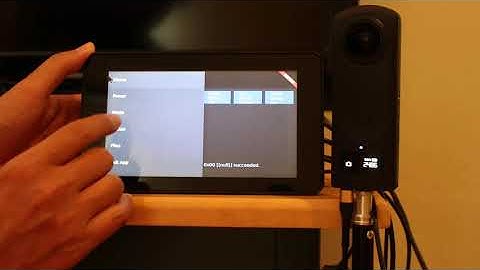 RICOH THETA USB Control with Raspberry Pi and Flutter