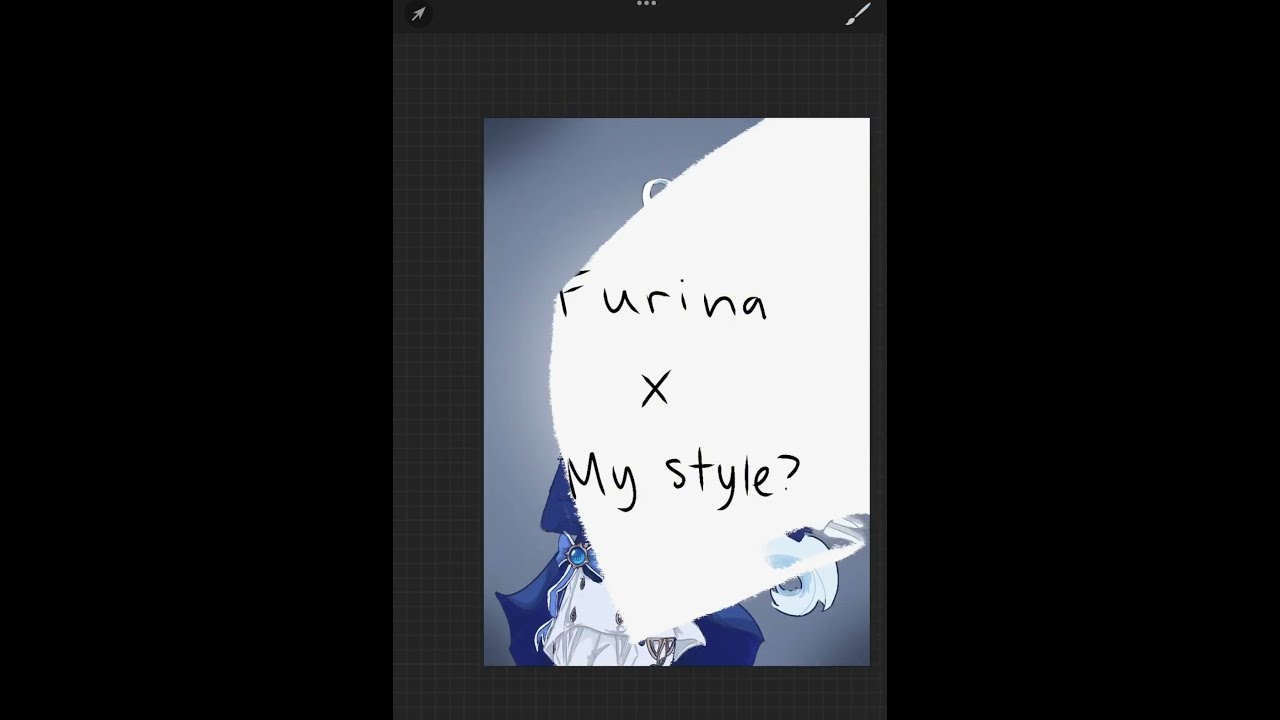 Drawing Furina In My Style Genshinimpact Idkwhattoputhere