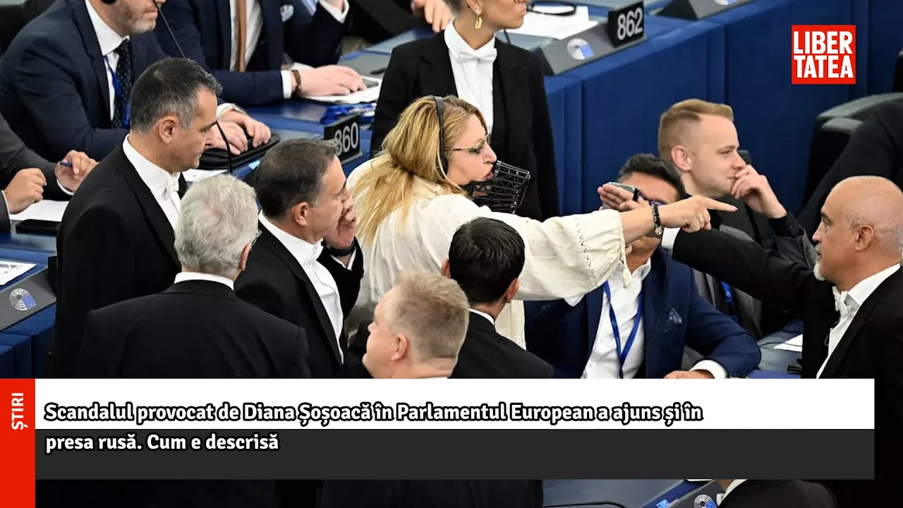 Scandalul provocat de Diana Șoșoacă în Parlamentul European a ajuns și în presa rusă |Libertatea