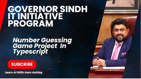 Number Guessing Game Project In Typescript | Governor Sindh It Initiative Program | web 3.0 | AI