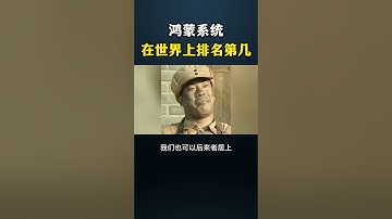 鸿蒙系统在世界上排名第几？ #网络安全 #hacker #计算机 #黑客 #computer #熱門 #程序员 #电脑 #cybersecurity #chatgpt