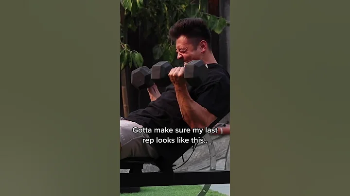 Gotta make sure my last rep looks like this