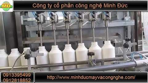 Máy chiết dung dịch 6 vòi tự động chính xác