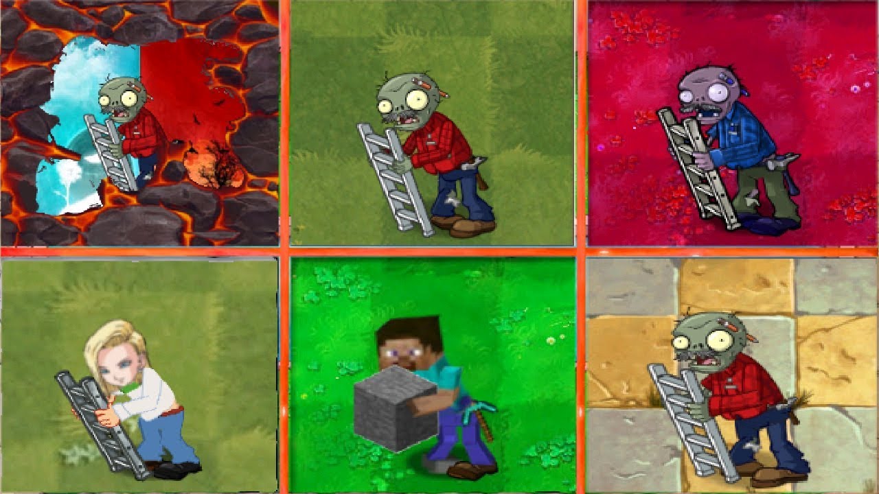 Plants vs Zombies Mod Version All Ladder Zombie YouTube