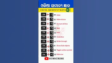 computer shortcut keys 🔥 । a to z shortcut keys of computer ।odia gk #shorts #shortcutkeys #keytool