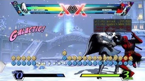 UMvC3 Cap America double super tod combo concept ft drone & missiles
