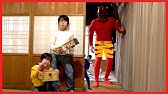 節分 豆まきごっこ W鬼を退治だ 仮面ライダービルドになりきり変身 赤鬼 緑鬼と対決する こうちゃん 今年も大泣き 戦う きいちゃん Bean Throwing Setsubun Youtube