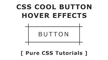 Css Creative Button With Cool Hover Effects - Html5 Css3 Button Design - Pure CSS Tutorials