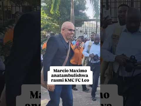 MARCIO MAXIMO KUTAMBULISHWA KMC FC LEO