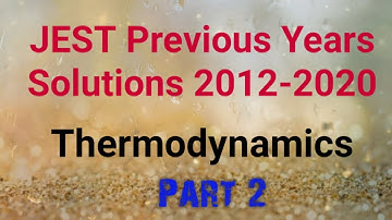 Jest thermodynamics solutions part 2