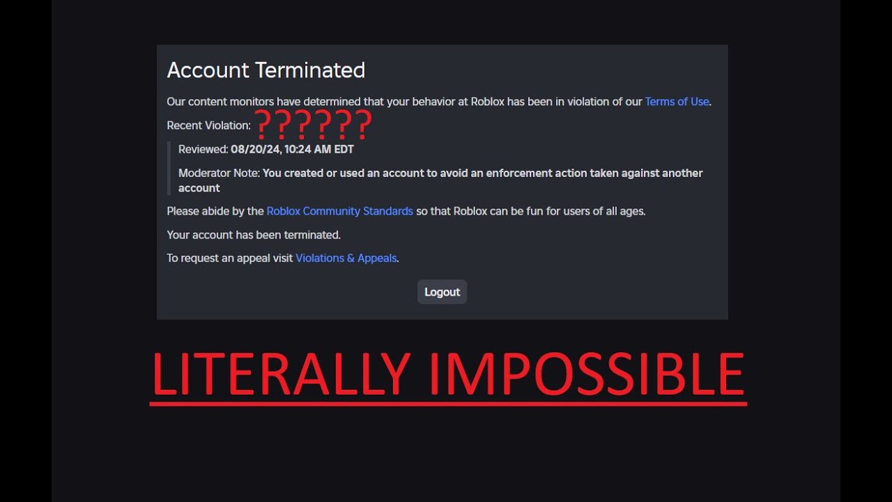 Unjust Roblox Enforcement Ban Part 2 | Where Things Stand - YouTube