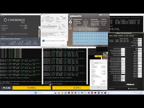 OVERCLOCK i9-13900K 5.3P/4.2E/4.8R | 7466 CL36 | MSI MEG Z690 UNIFY-X