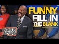 8 FUNNIEST FILL IN THE BLANK ANSWERS On Family Feud | Bonus Round