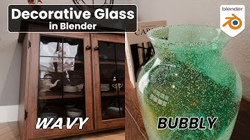 Easy Realistic Decorative Glass In Blender