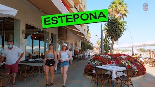 ESTEPONA Promenade | Walk in September | MÁLAGA, COSTA DEL SOL SPAIN 4K 2021