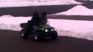 Peg Perego Modified Gator Test Run