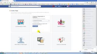 How to create a facebook page