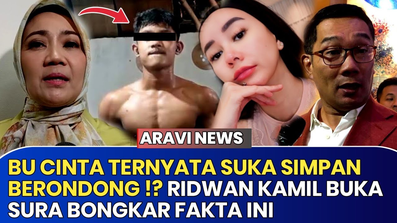 Bongkar Tabiat Istrinya !! Bu Cinta Suka Main Berondong - Ridwan Kamil Ungkap Fakta Ini 