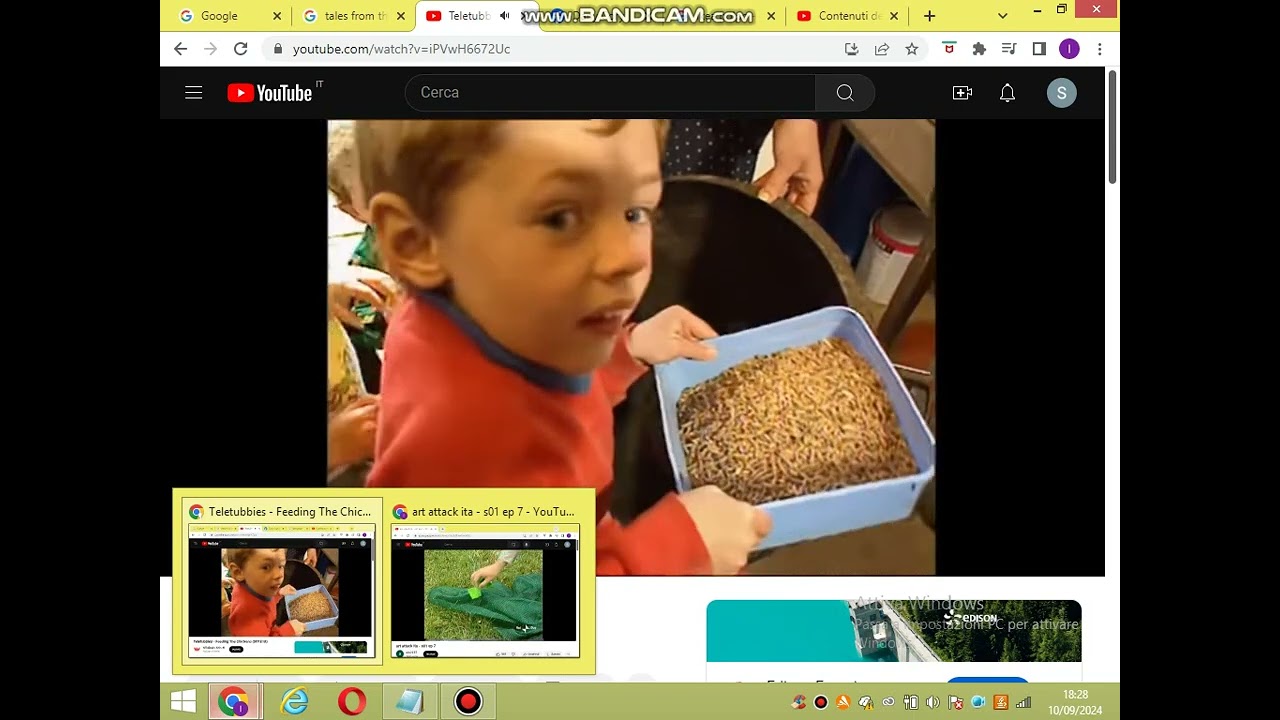 Art Attack Rooster Big Art Attack and (Teletubbies) Feeding the Chickens TV Event (2)