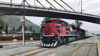 Varias SD70ACe en el sureste Mexicano