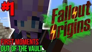 Fallout Origins (Minecraft Modded Roleplay) - Episode 1 | First Moments Out of the Vault...