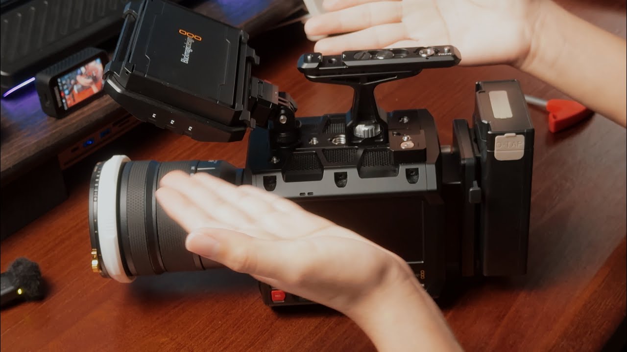 How do we make the lightest rig for Blackmagic PYXIS 6K?