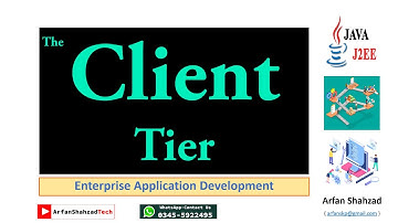 EAD (09): Client Tier J2EE Platform  by Arfan Shahzad