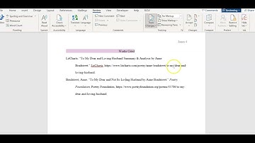 How to See Full Comments in a Word Document - track changes