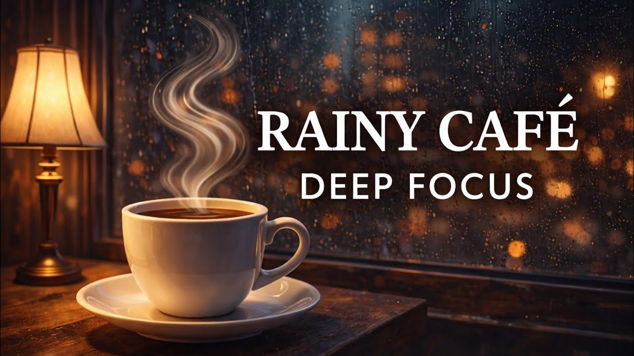 Rainy Café Study Music ☕2 Hours Deep Focus LoFi Beats for Studying & Work