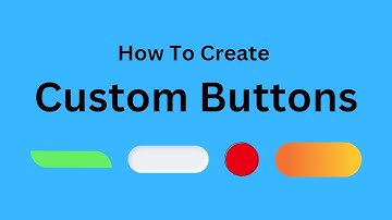 How to Create Custom Buttons in android studio