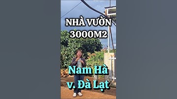 Nhà vườn 3000m2. ( 31m x 98m) Hướng Tây. Đường 5m ô tô lớn tới đất.  Nhà kiên cố, mới xây. vườn rộng