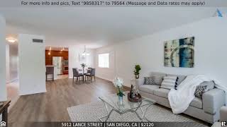 Priced at $1,299,000 - 5912 Lance Street, San Diego, CA 92120