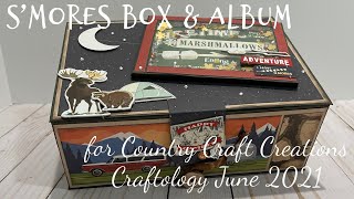 Carta Bella Outdoor Adventure S'mores Box and Album - Country Craft Creations Craftology June 2021
