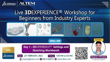 3DEXPERIENCE Settings and Sketching Workbench - Day 1