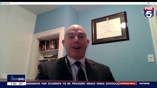 Erin Como from Fox 5 interviews Jason Levin on successful teleworking strategies